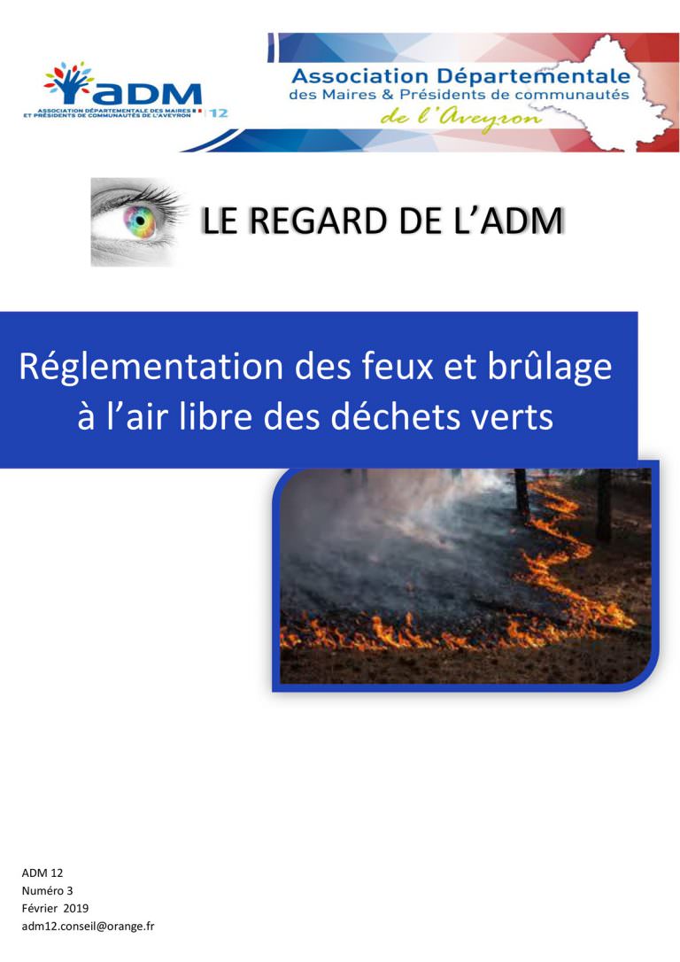 Règlementation brûlage déchets verts à l'air libre